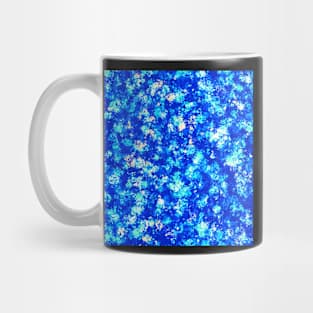 Blues Splatter Abstract Mug